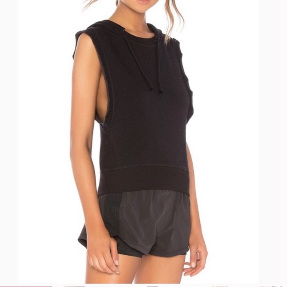 FREE PEOPLE Whitewater Muscle Sweatshirt Hoodie